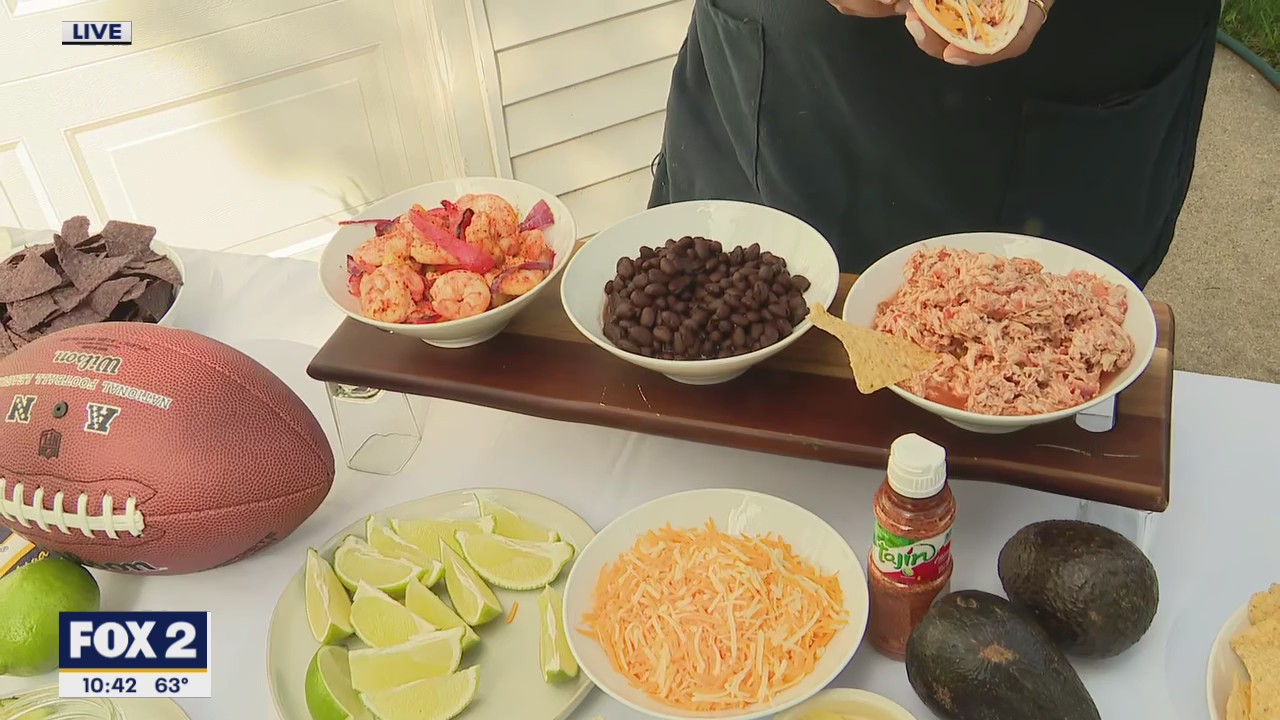 A healthier taco bar for your tailgate
