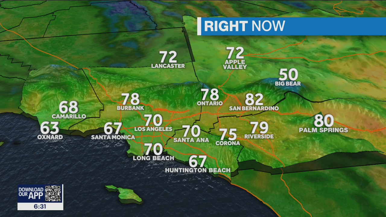 Weather forecast for Sunday, Oct. 30