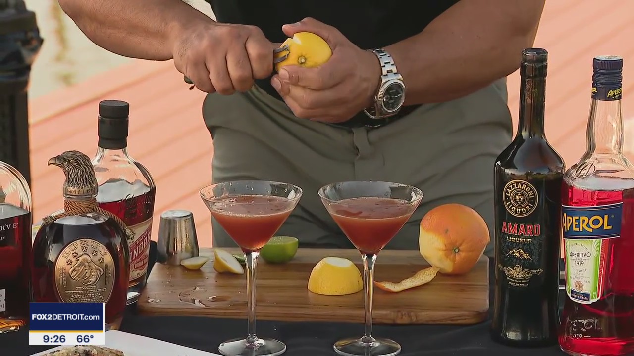 Chef Bobby's Paper Plane Cocktail