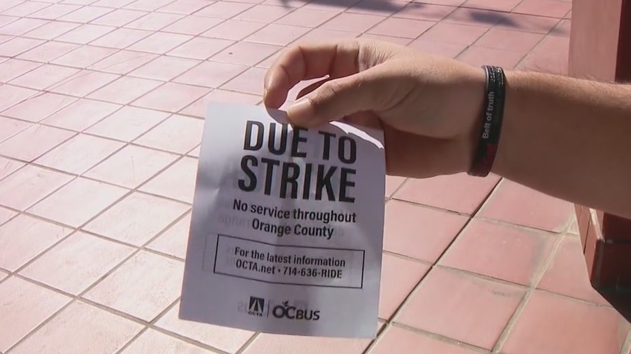 Orange County bus strike enters Day 2