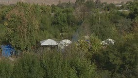 Encampment ban at Santa Ana River bottom in Riverside begins Nov. 4