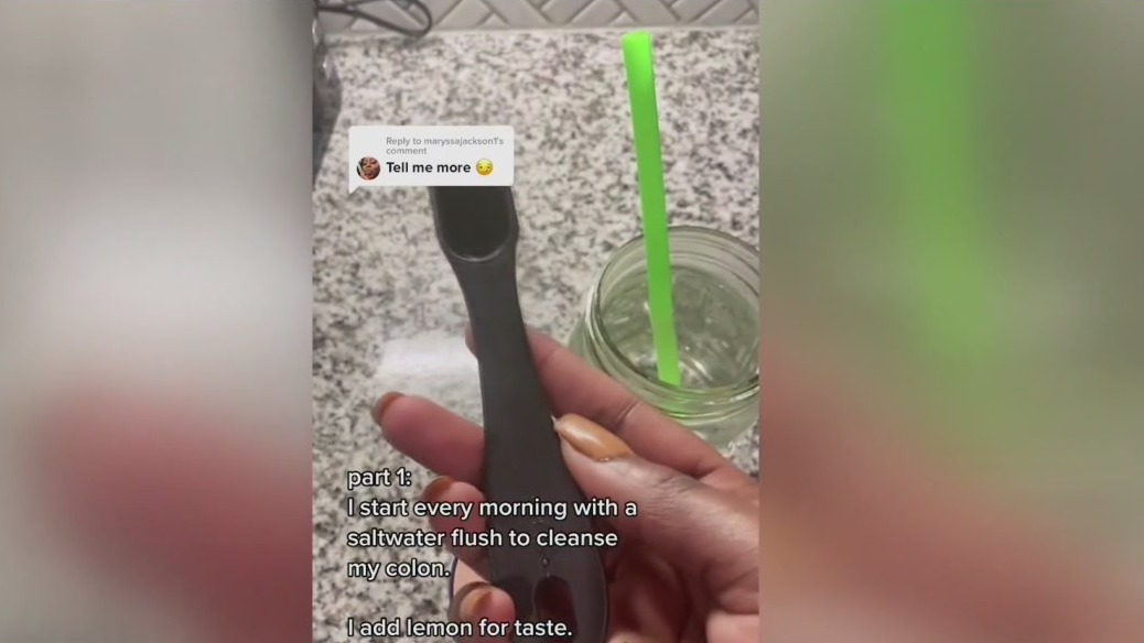 Dr. Kellyann weighs in on the salt water flush trend