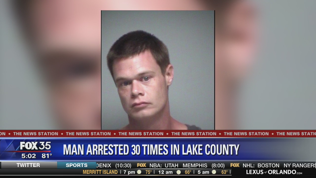 Man arrested 30 times in Lake County | FOX 35 Orlando