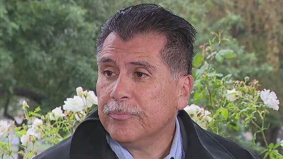 L.A. County Sheriff candidate Robert Luna casts his ballot in Long Beach