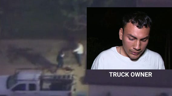 Whittier man devastated after pickup truck stolen by police chase suspect