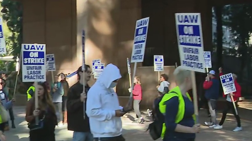 Thousands of UC researchers, students employees on strike