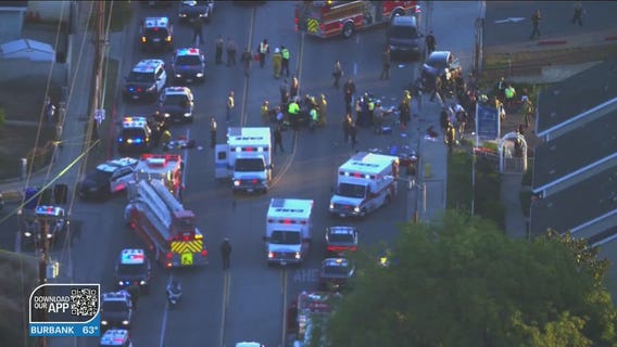 LA County officials provide an update after 22 law enforcements recruits were hit in Whittier