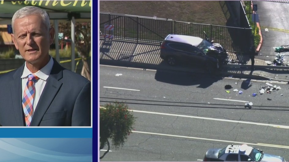 22 LA County sheriff's and police recruits hit by a car