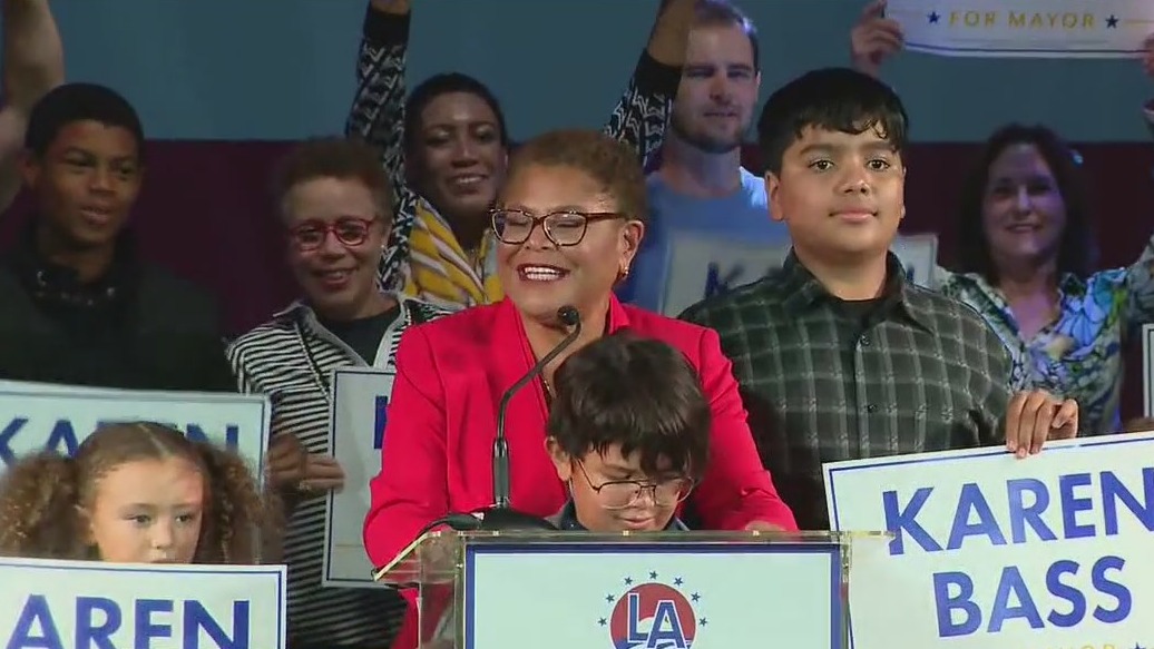 Karen Bass wins race for LA Mayor