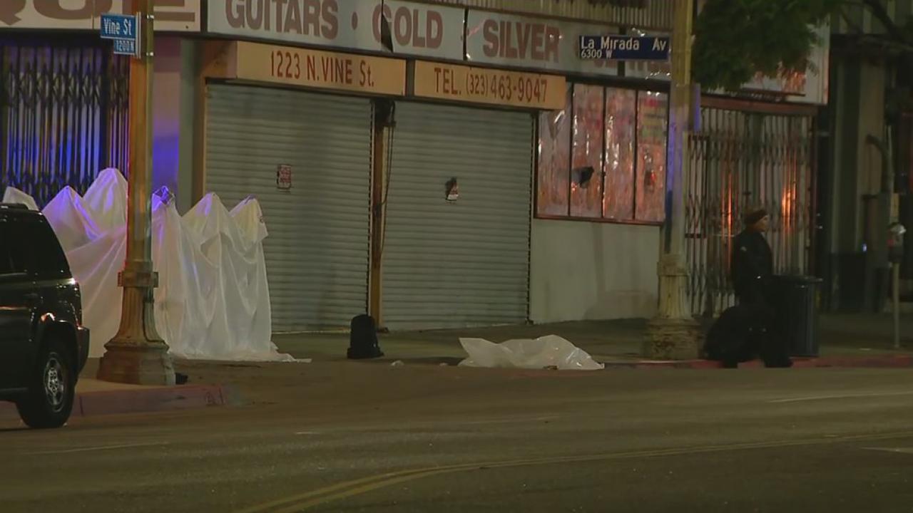1 dead in Hollywood shooting