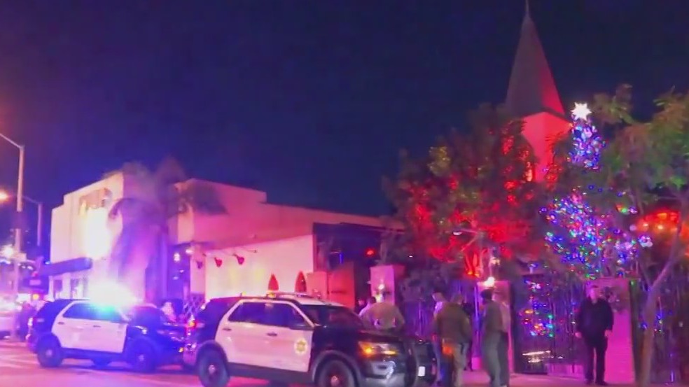 Man with a gun spotted inside The Abbey