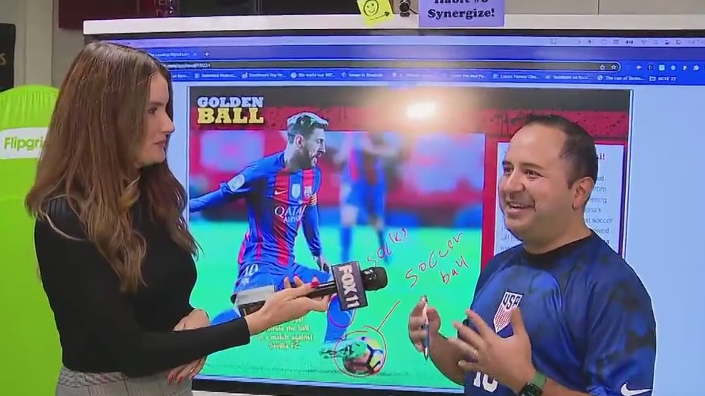 Rosemead teacher uses World Cup as learning tool