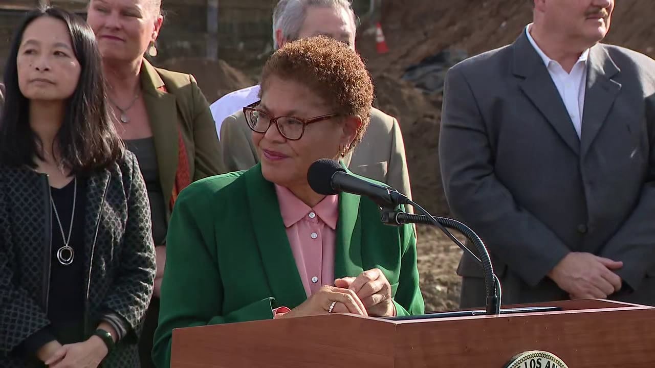 Karen Bass says plan is to build housing in LA, not Lancaster