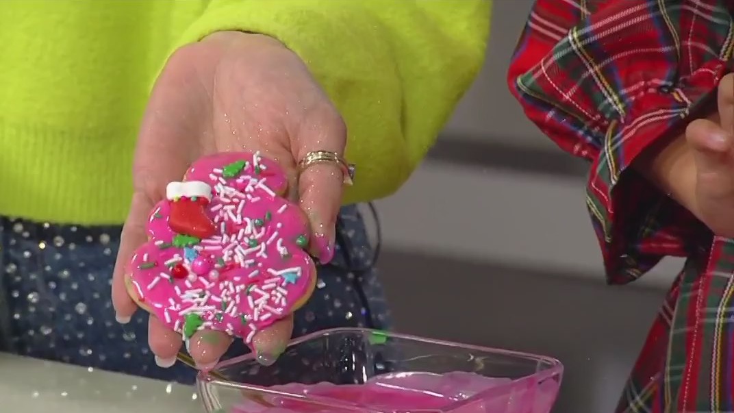 Holiday cookie decorating with Fancy Sprinkles