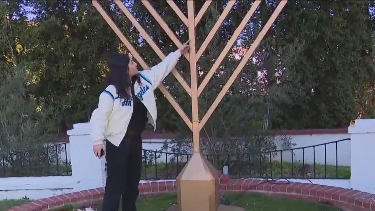 Victim speaks out after arrest made in vandalism of menorah in Beverly Hills
