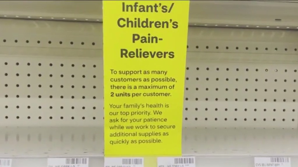 Empty shelves amid children's medication shortage across U.S. pharmacies