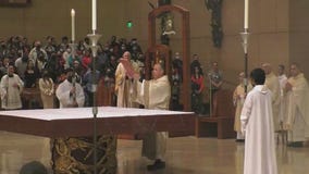 Christmas Mass held at Cathedral of Our Lady of the Angels