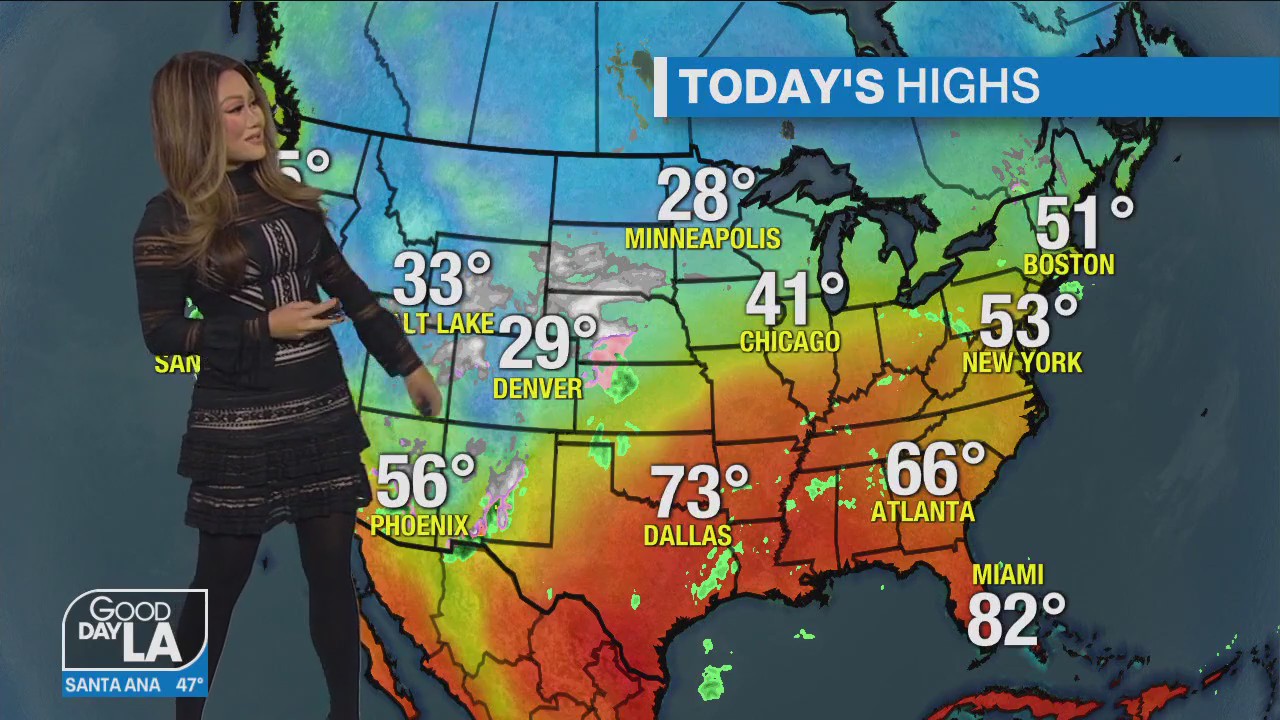 Weather Forecast for Monday, Jan. 2