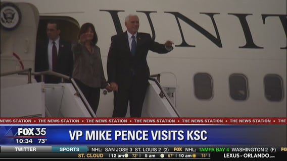 VP Mike Pence visits Kennedy Space Center