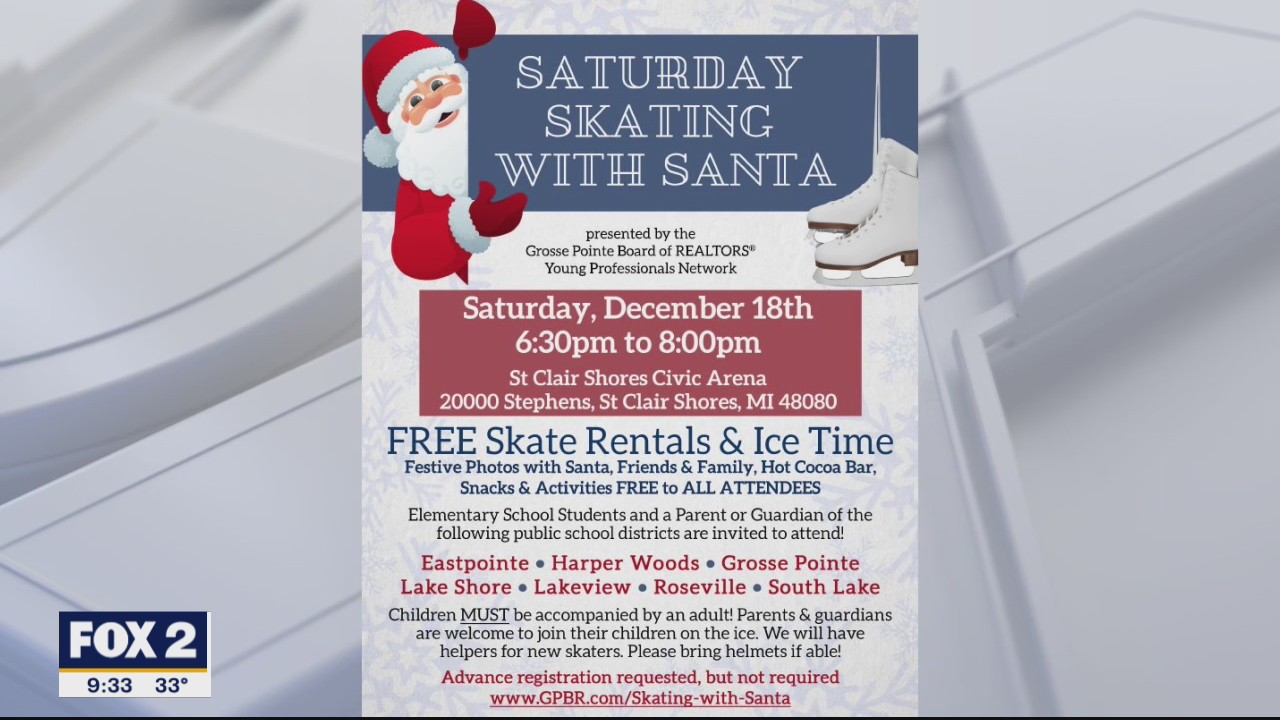 Skating with Santa Event
