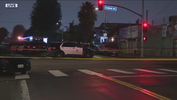 South LA intersection shut down after shooting