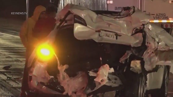 Deadly crash triggers SigAlert on 10 Freeway in San Dimas