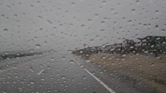 Rainy conditions across SoCal