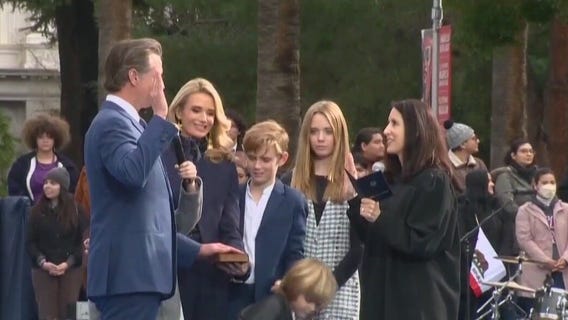 Gov. Gavin Newsom sworn in for 2nd term