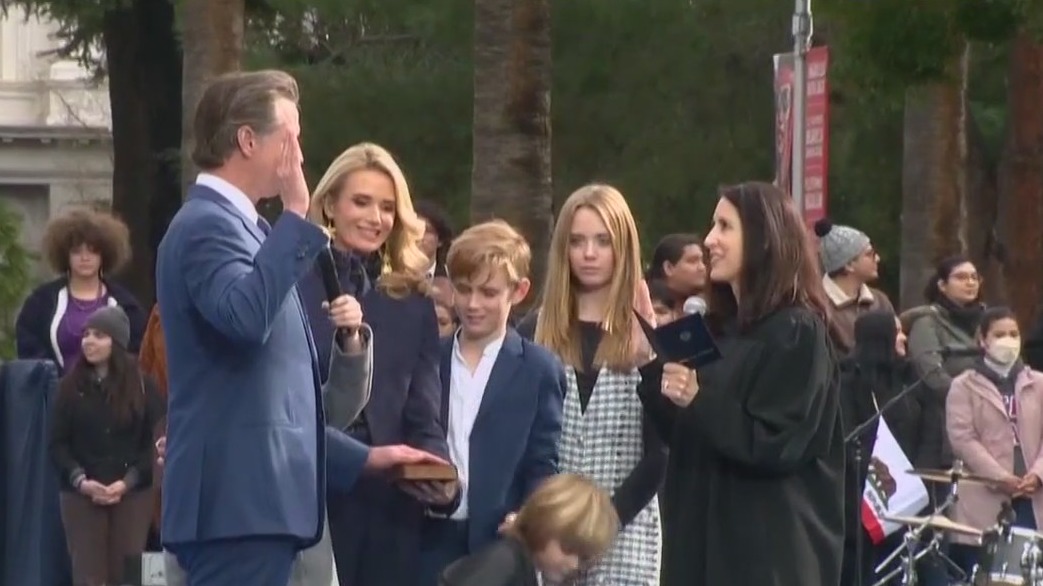 Gov. Gavin Newsom sworn in for 2nd term