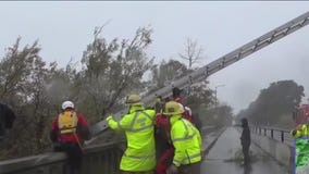 Crews slammed with rescues and evacuations in Ventura County