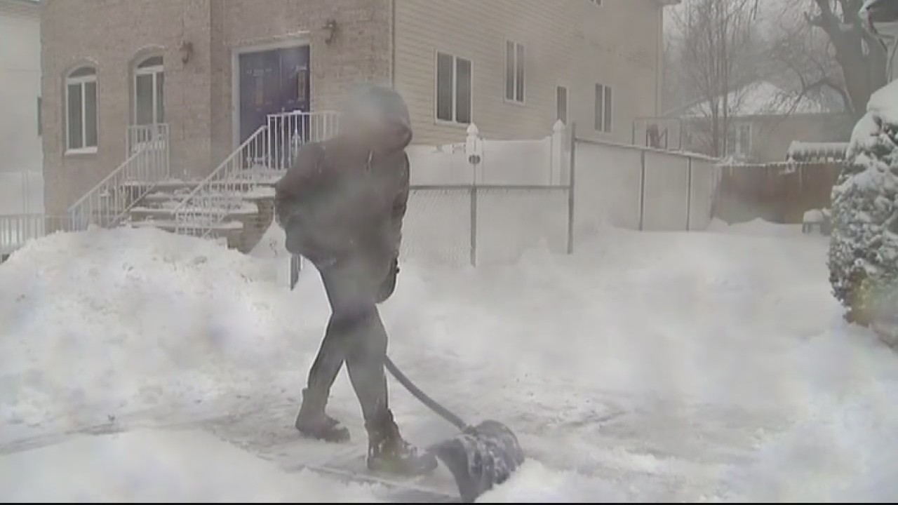 The dangers of shoveling snow