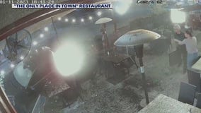Car slams into restaurant in Sierra Madre