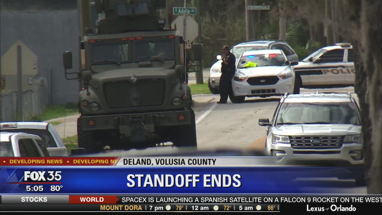Standoff ends in DeLand | FOX 35 Orlando