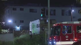 Stabbing suspect barricaded inside apartment