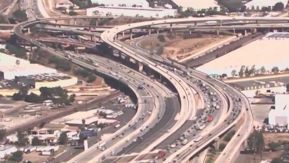 Major freeway closure in effect in Corona through the weekend