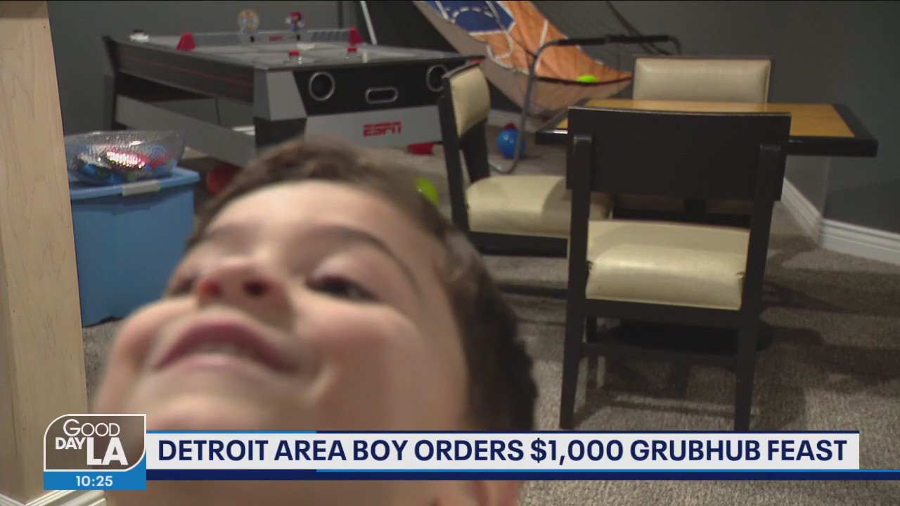 6-year-old runs up $1,000 Grubhub dinner bill with dad's phone