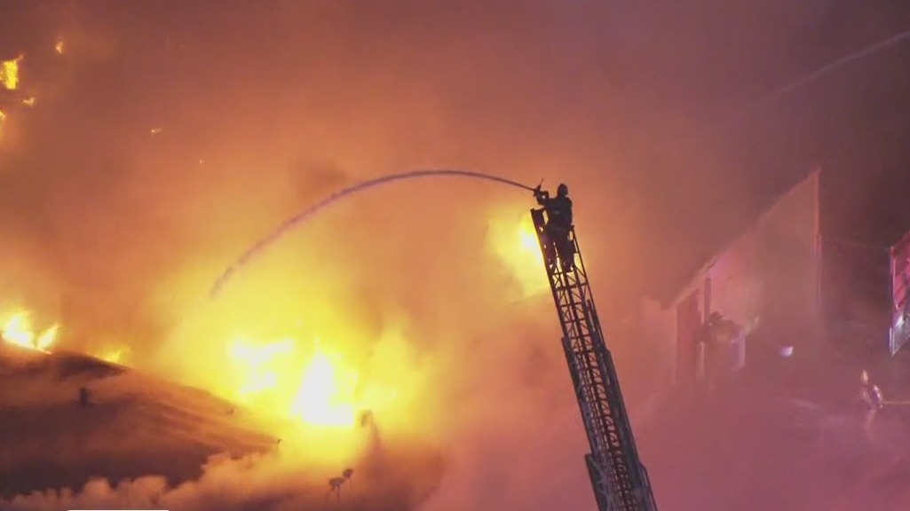 Dominguez HS campus closed after fire erupts in cafeteria