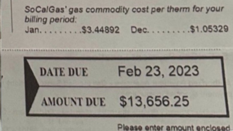 Chinatown restaurant hit with high gas bill