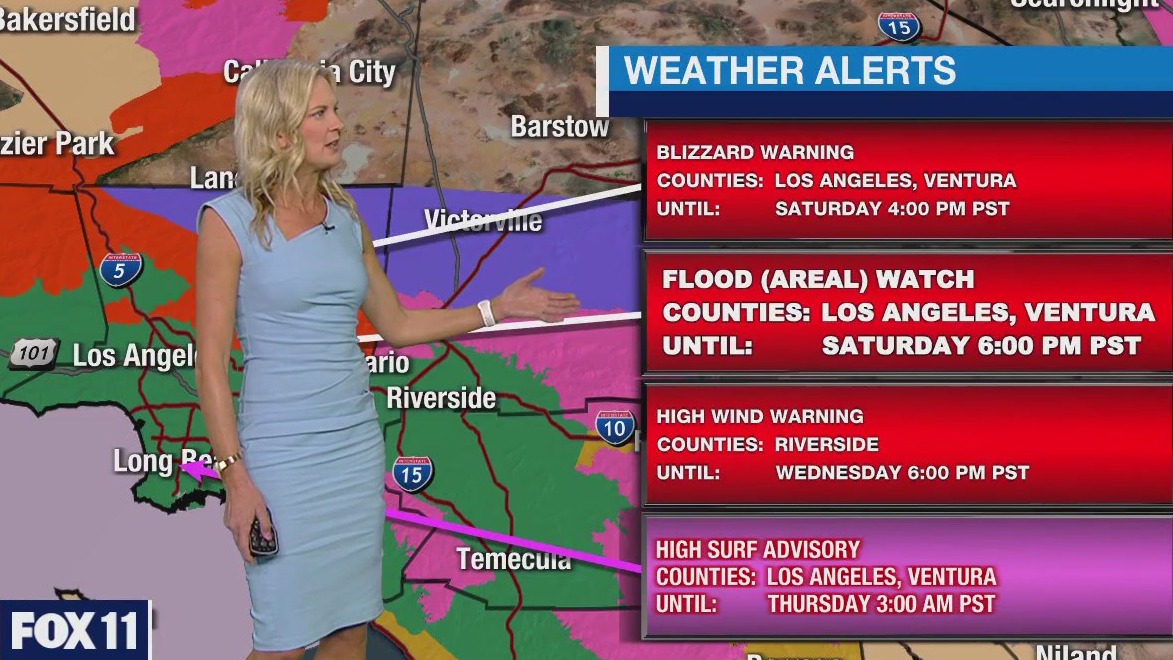 Weather forecast for Wednesday, Feb. 22