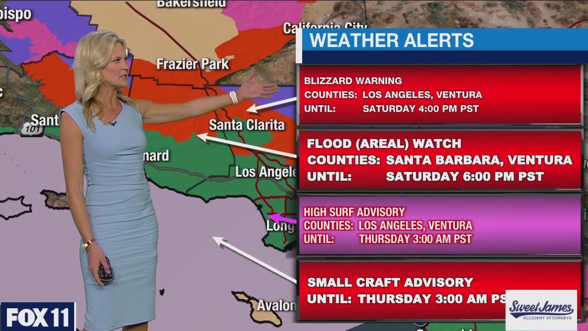 Weather forecast for Wednesday, Feb. 22