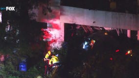 Car crashes into Van Nuys apartment