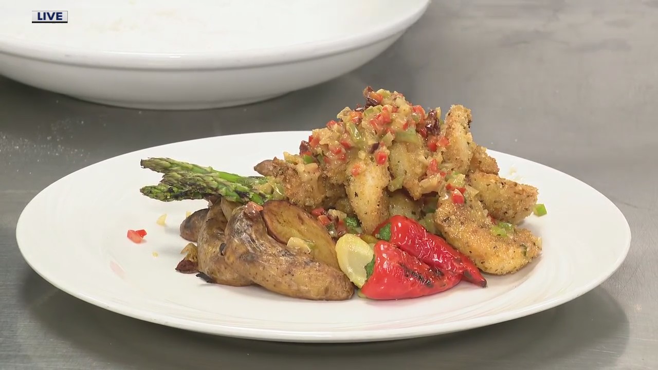 Chef Jim Oppat shows us how to make  Shrimp Val D?Aosta