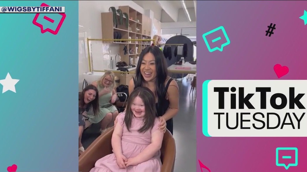 TikTok Tuesday: Wig for 10-year-old girl with Down syndrome and alopecia