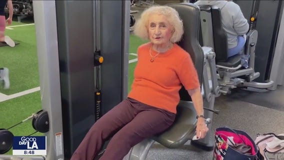 For 103-year-old Camarillo resident, the gym is her happy place