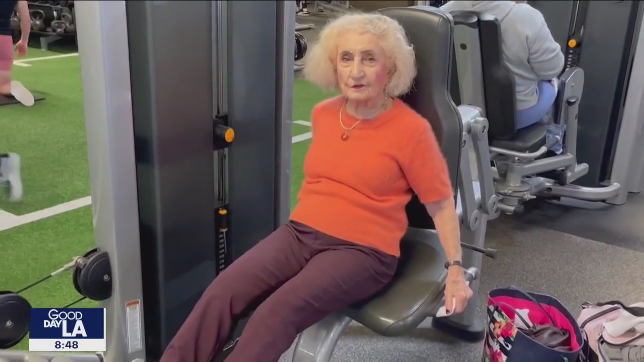 For 103-year-old Camarillo resident, the gym is her happy place