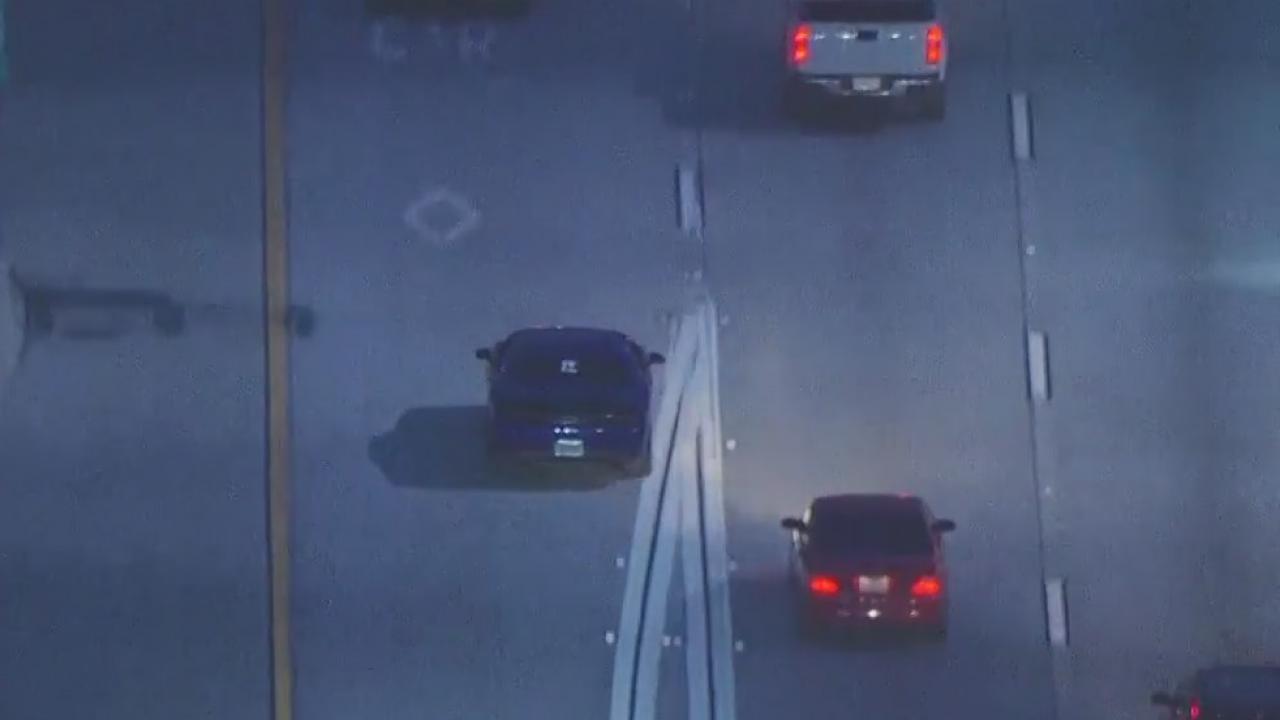 Suspected DUI driver leads authorities in high-speed pursuit