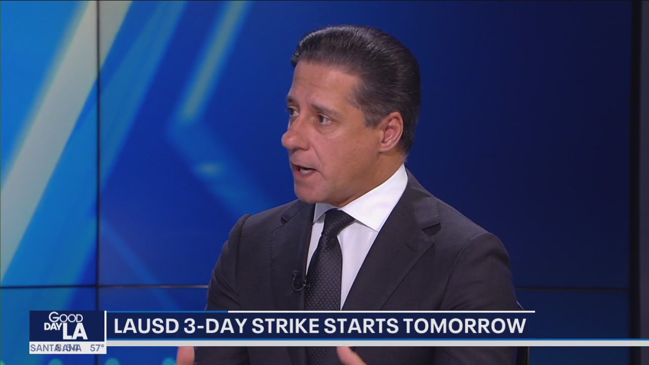 LAUSD Superintendent Alberto M. Carvalho discusses planned strike