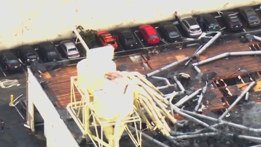 Potential tornado touches down in Montebello