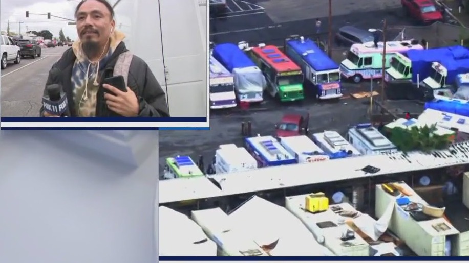 Witness describes terrifying moment potential tornado hit workplace