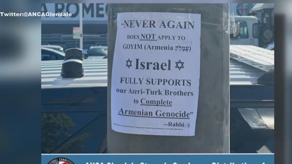 Anti-Armenian flyers promoting 'completion of genocide' appear in Glendale